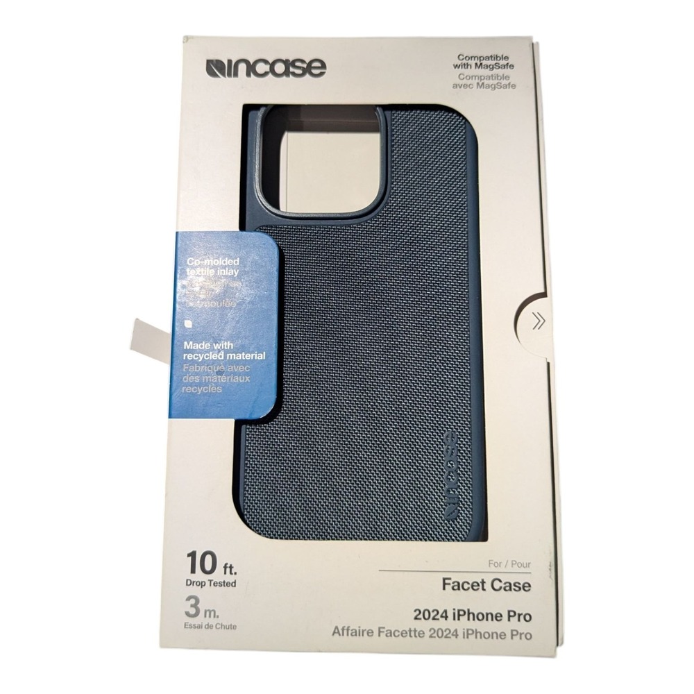 Nn1-O Incase Facet Case w/ Magsafe for iPhone‎ 16 Pro - Slate Blue Nylon